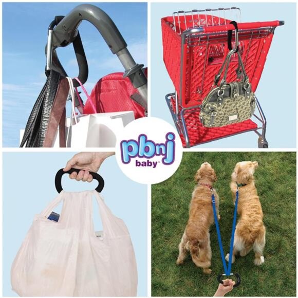 Stroller Hooks for Diaper Bags Mommy Bag Clips Carabiner Stroller Accessories - Picture 6 of 7